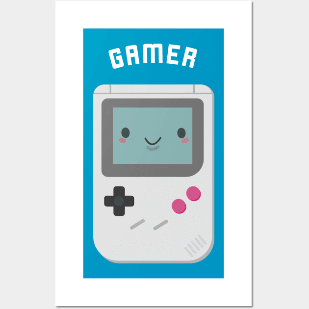 Cool Video Gamer T-Shirt Wall Art by happinessinatee